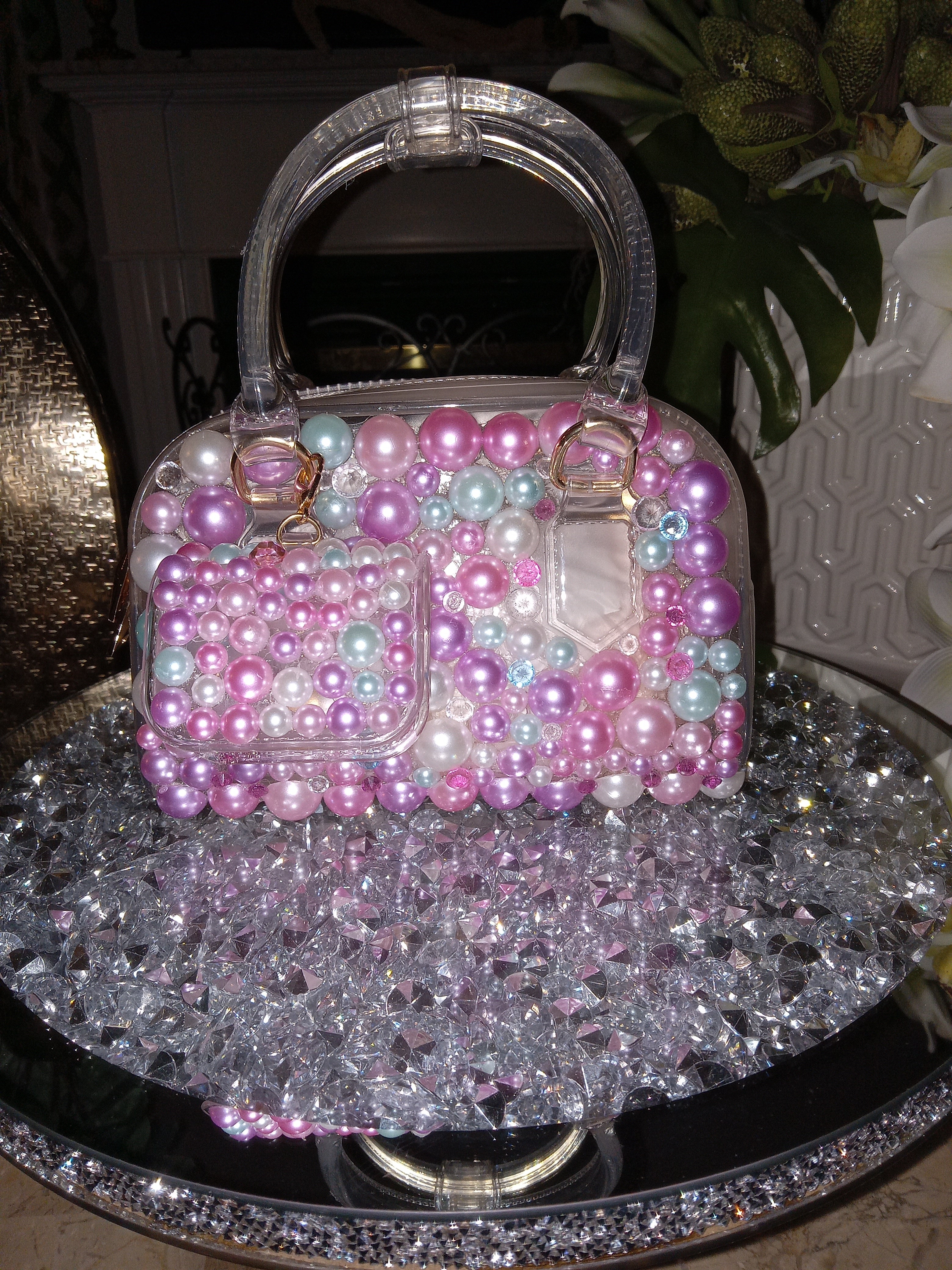 bubblegum clear bag