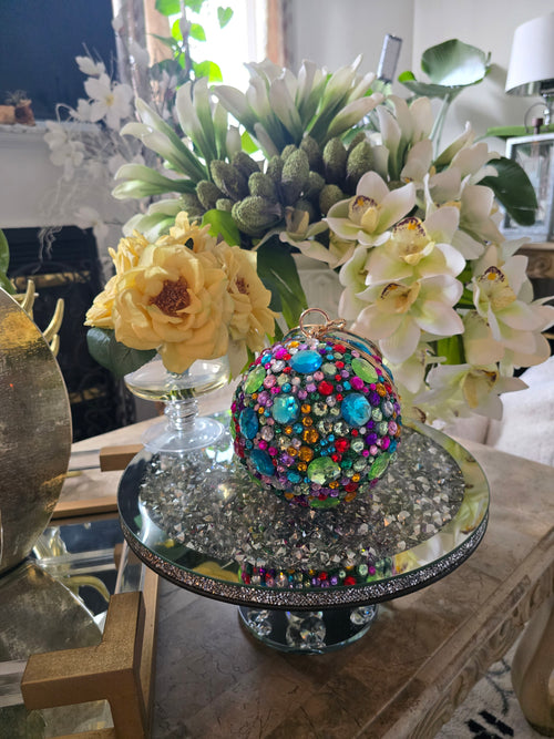 bedazzled shooting star clutch