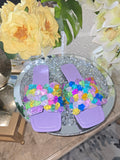 Purple Crystal Slippers