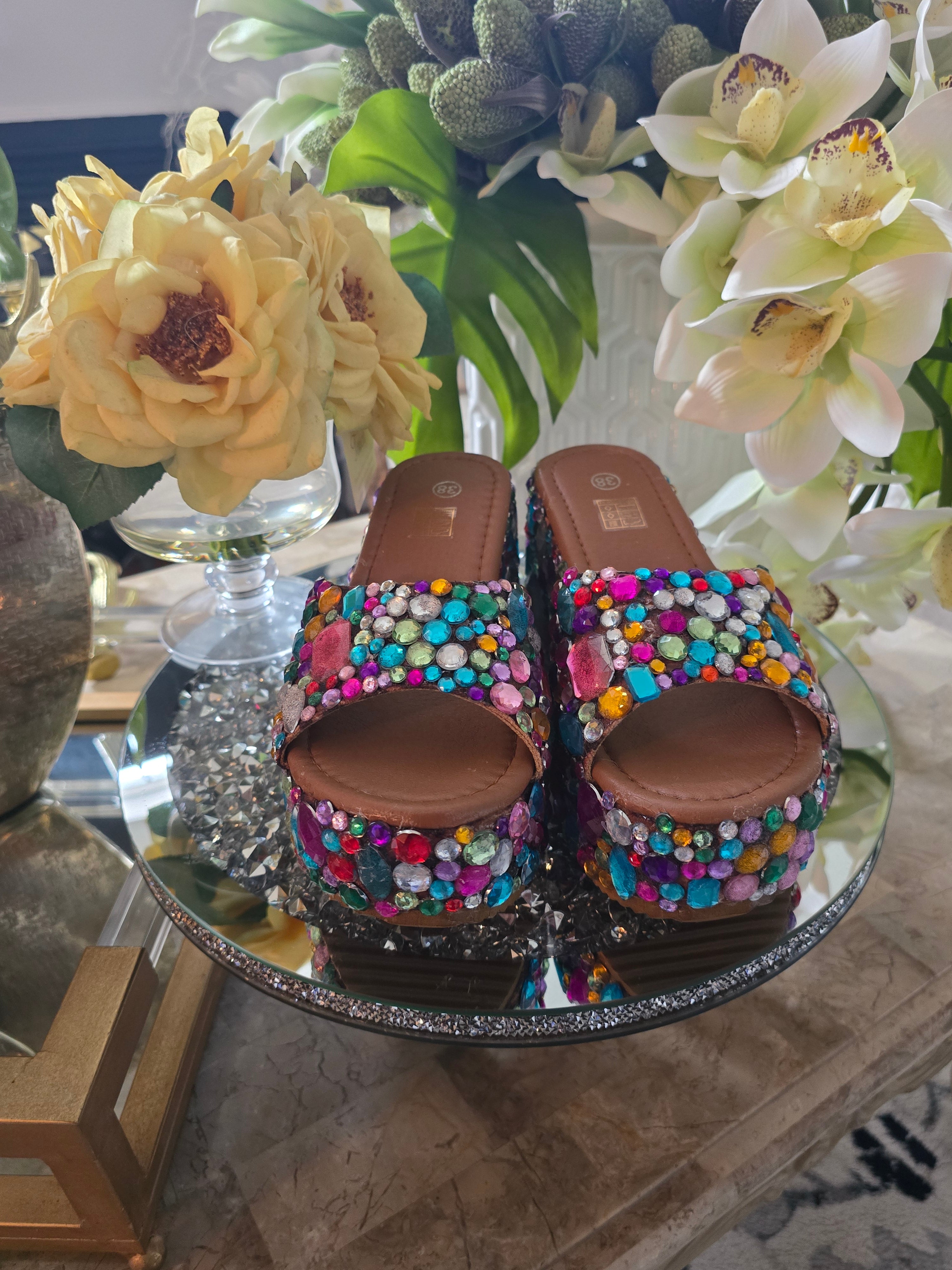 bedazzled platform Shoes