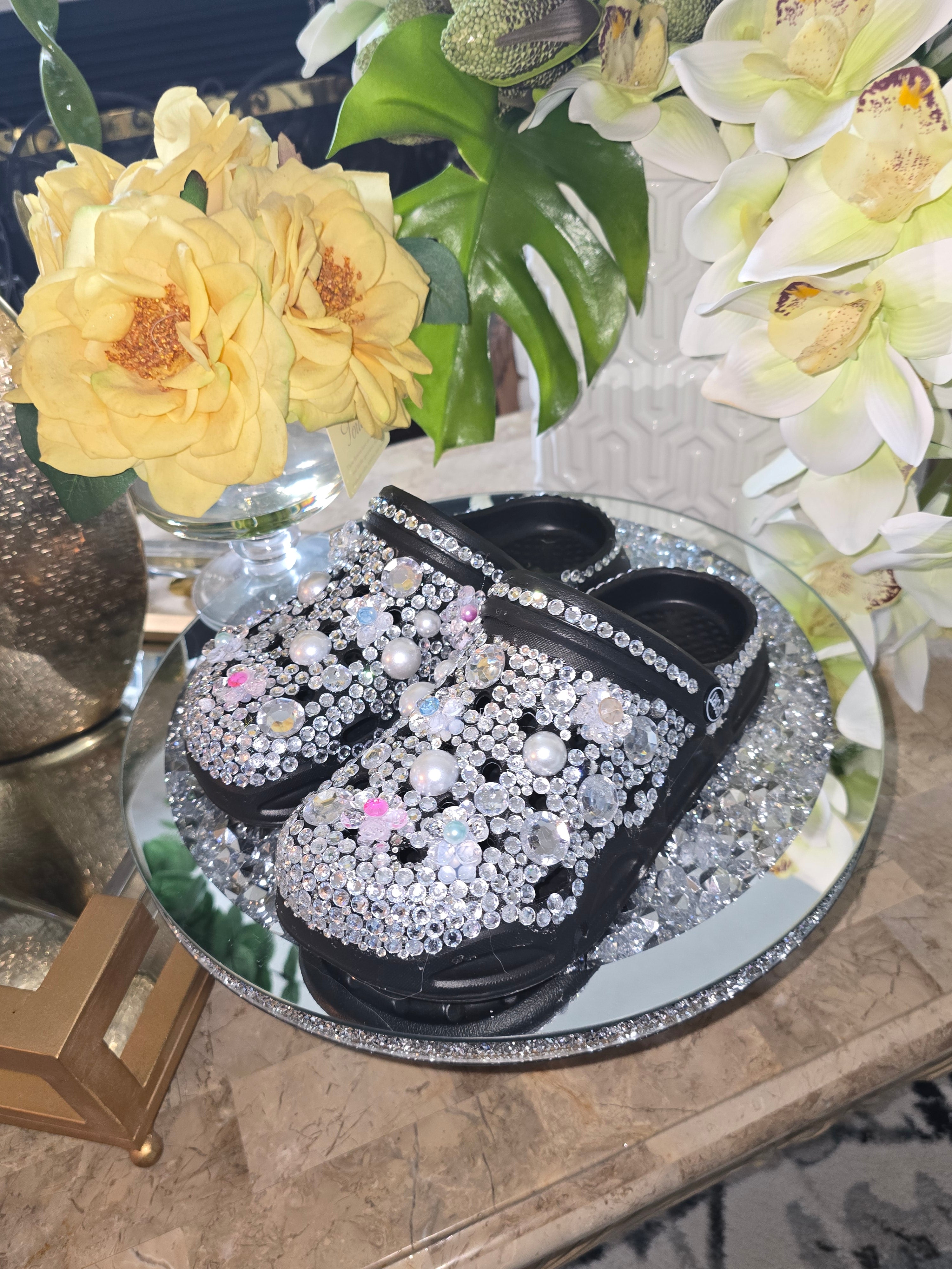 bedazzled Crystal crocs