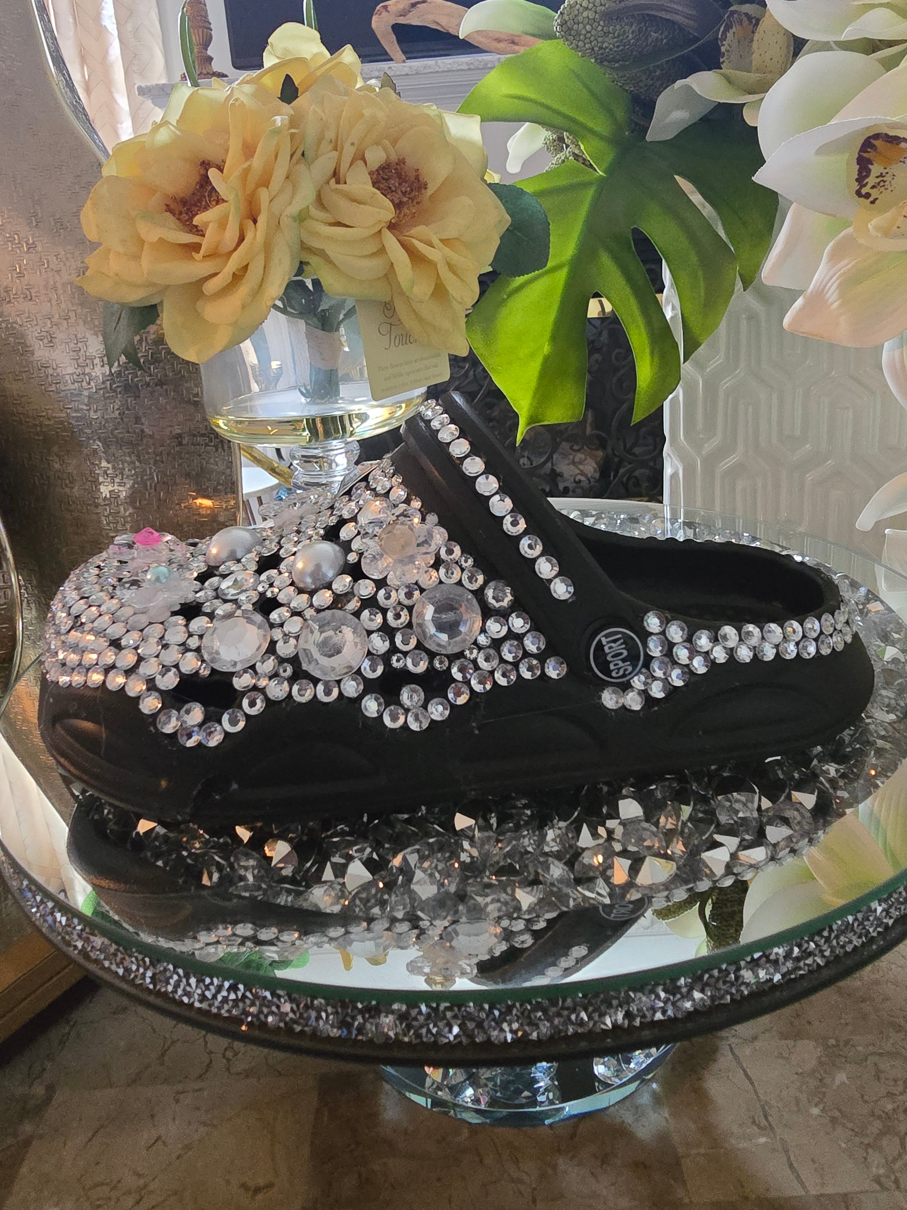 bedazzled Crystal crocs